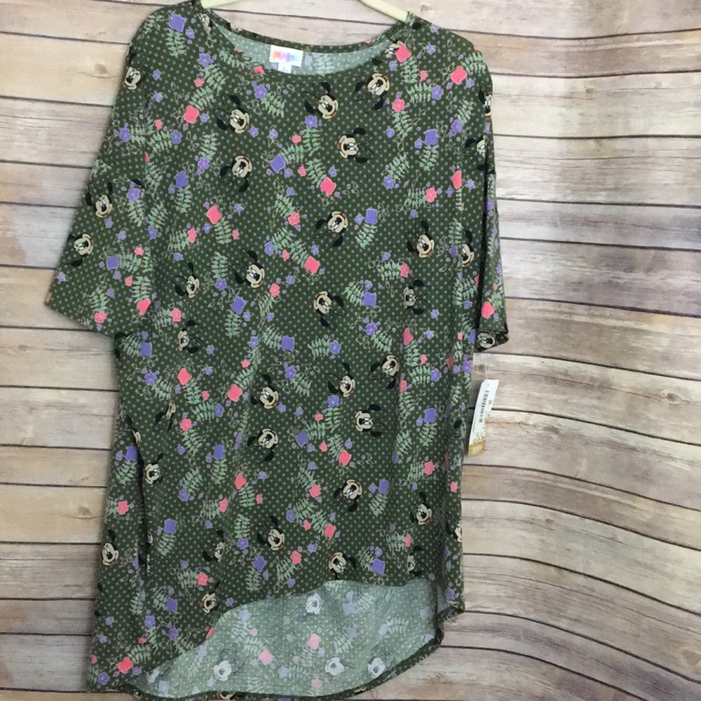 NWT LuLaRoe Minnie Mouse Irma size L
